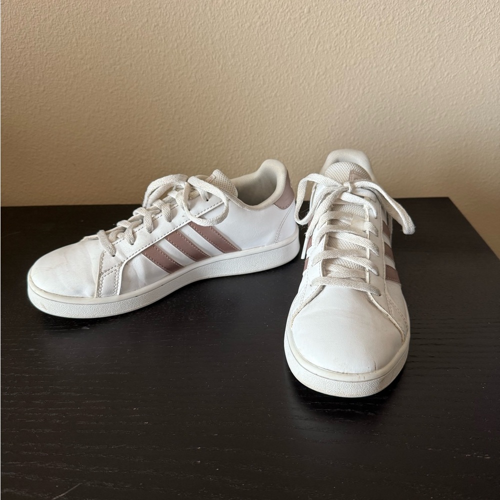 Adidas Court Sneakers (kids)- Size 4
